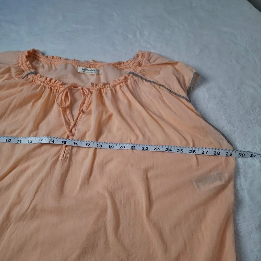 We The Free Tunic Sz XS Boxy Relaxed Cottagecore Boho Beach Cover Up